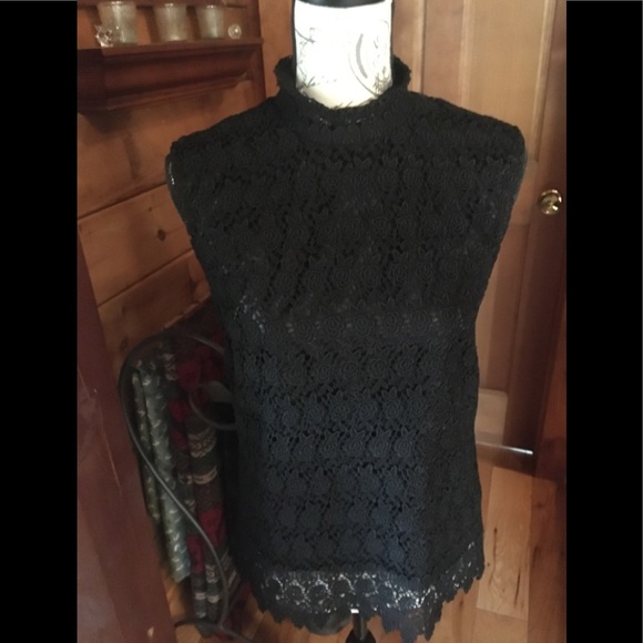 Tops - Lacy Sleeveless Top